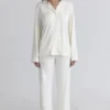 Klassisk pyjamas Ivory Soft Modal Pyjamasett