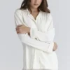 Klassisk pyjamas Ivory Soft Modal Pyjamasett