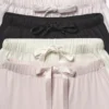 Klassisk pyjamas Rosa rutete pyjamasett i børstet bomull