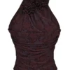 Kyra Cocoa halterneck-topper