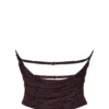 Kyra Cocoa halterneck-topper