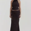 Kyra Cocoa halterneck-topper