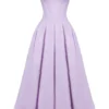 Lady Orchid Twill stroppeløs midikjole i tyll