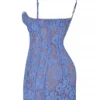 Lala Lavender Lace Mini Kjoler
