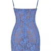 Lala Lavender Lace Mini Kjoler