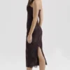 Larra Bitter Chocolate Lace Korsetter Midi Kjoler & Boleroer