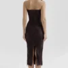 Larra Bitter Chocolate Lace Korsetter Midi Kjoler & Boleroer