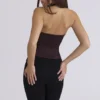 Lia Chocolat Satin Waist Cinch Korsetter Topper
