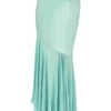 Lila Jade Ruffle Maxi Skjørt