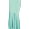 Lila Jade Ruffle Maxi Skjørt
