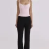 Lini rosa mesh-korsetter-topper