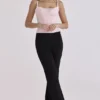 Lini rosa mesh-korsetter-topper