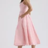 Lolita Rose Pink Cotton Korsetter Sommerkjoler