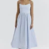 Lolita Soft Blue korsetter-sommerkjoler