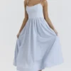 Lolita Soft Blue korsetter-sommerkjoler