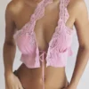 Lorena rosa, luftig, kort topp