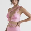 Lorena rosa, luftig, kort topp