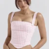 Lottie Strawberry Shortcake Gingham-korsetter