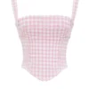 Lottie Strawberry Shortcake Gingham-korsetter
