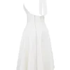 Loulou Ivory halterneck-midikjole