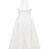 Loulou Ivory halterneck-midikjole