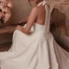 Loulou Ivory halterneck-midikjole