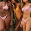 Capri Blossom bikinibukse med høyt ben som underdeler