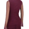 Lucasta Mulberry rynket minikjole