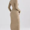 Lucille Camel Fuzzy Maxi-kjoler