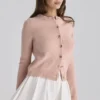 Lumi hvite bomullsshorts med vidde