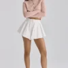 Lumi hvite bomullsshorts med vidde