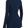 Mahalia Navy minikjole