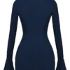 Mahalia Navy minikjole