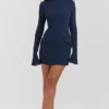 Mahalia Navy minikjole