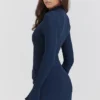 Mahalia Navy minikjole