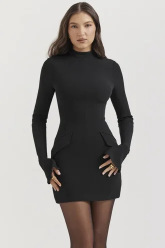 Mahalia svart minikjole