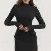 Mahalia svart minikjole