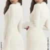 Mahalia Vintage Cream Mini Kjoler