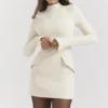 Mahalia Vintage Cream Mini Kjoler