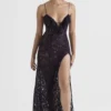 Malia Night Shade Lace Maxi Kjoler