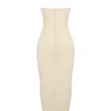 Mia Ecru Halter Maxi-kjoler