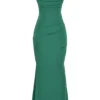 Milena Forest korsetter-maxidress