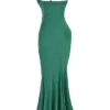 Milena Forest korsetter-maxidress