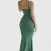 Milena Forest korsetter-maxidress