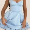 Minimoiselle Cinderella blå tyllminikjole