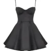 Minimoiselle svart tyllminikjole