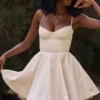 Minimoiselle Vintage Cream Tulle Mini Kjoler