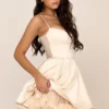 Minimoiselle Vintage Cream Tulle Mini Kjoler