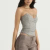 Mirabelle Smoke Lace Up Korsetter
