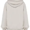 Mirage Cloud bomullsfleece-hettegenser med glidelås
